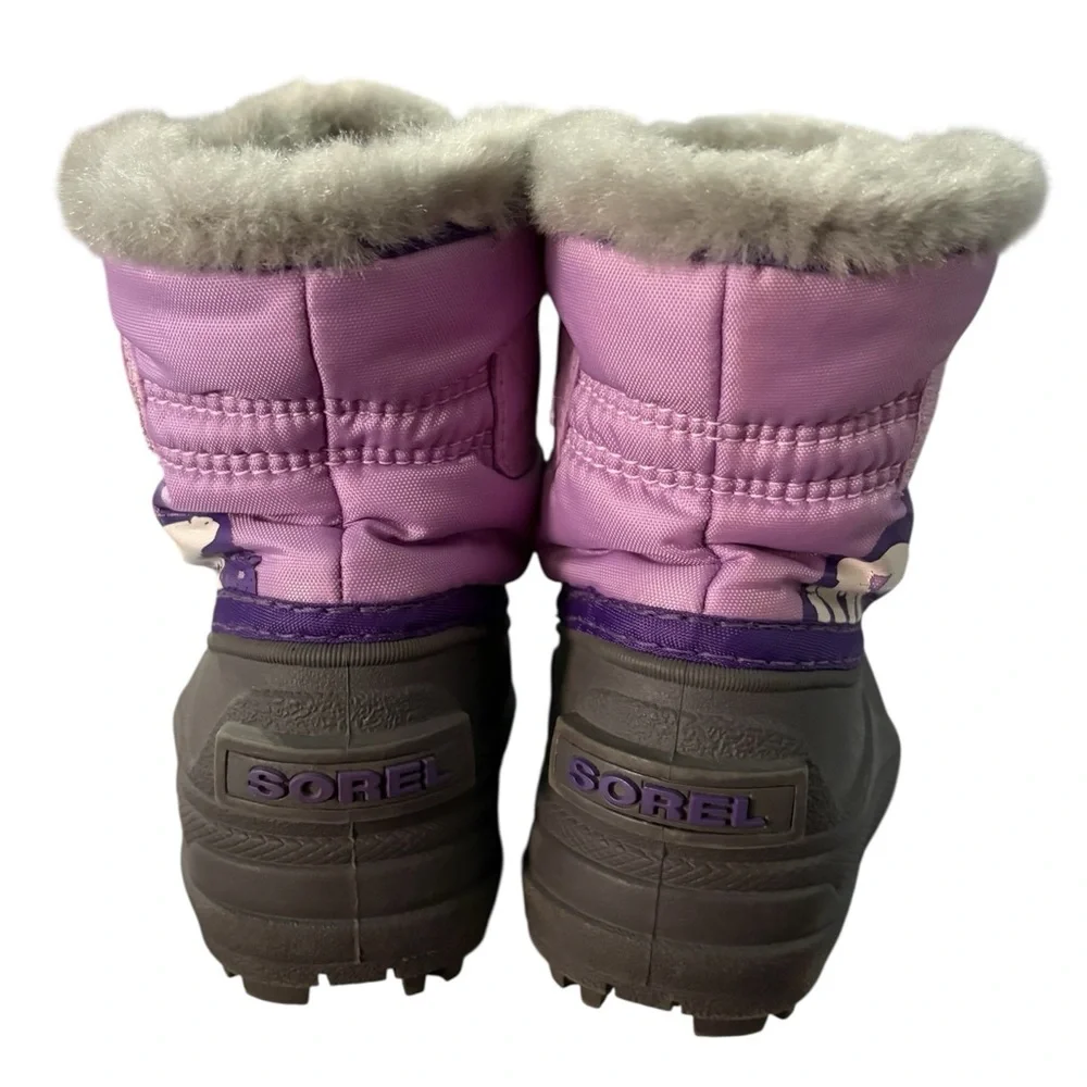Sorel Infant Toddler Waterproof Snow Commander Boots Shoes Size 4